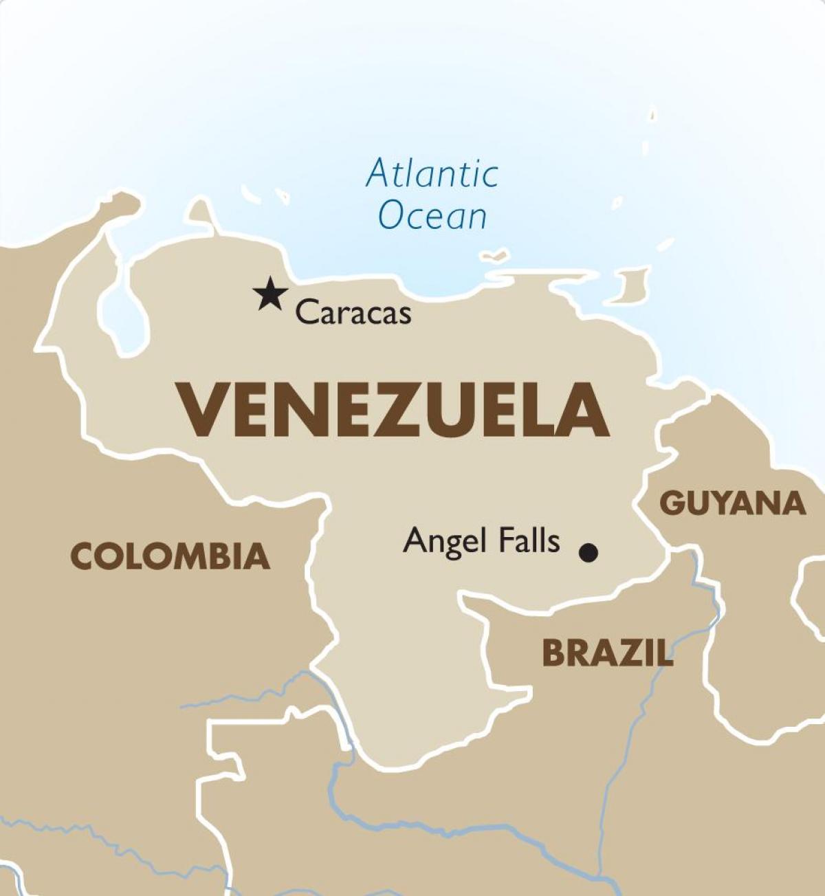 Венесуэла карта столицы
