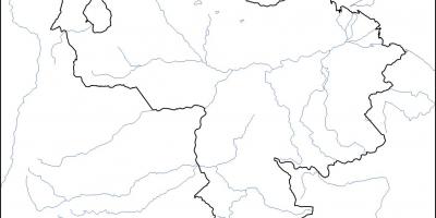 Пустой Венесуэлы карте