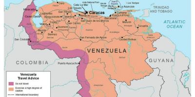Венесуэла на карте