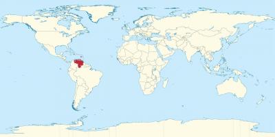 Венесуэла на карте мира