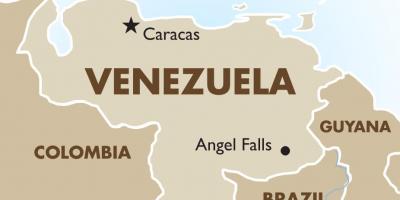 Венесуэла карта столицы